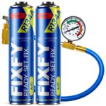 FIXFY 5in1 Kältemittelersatz R134a – Klimaanlage selbst befüllen mit Schlauch & Manometer