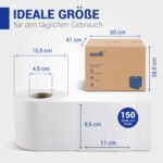 wolk Toilettenpapier 3-lagig 80 Rollen – XXL Vorratspack plastikfrei & ergiebig – Bild 5