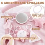 Mallify Spielbogen Baby mit 6 abnehmbaren Spielzeugen – Krabbeldecke für Babys ab Geburt – Bild 4