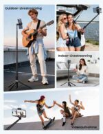 Lamicall 3-in-1 Smartphone Stativ mit Fernbedienung – 165cm Selfiestick Tripod für iPhone & Samsung – Bild 6