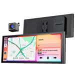 Krunia 9,26" Drahtloses CarPlay Display – Apple CarPlay & Android Auto mit GPS & Rückfahrkamera