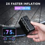 CYCPLUS AS2 Pro Max – Kabelloses Mini-Reifenpumpen-System 120 PSI für alle Fahrradtypen – Bild 4