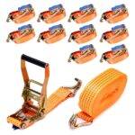maXpeedingrods 10er Set Spanngurte 5000 kg – Ratschengurte für LKW & Anhänger