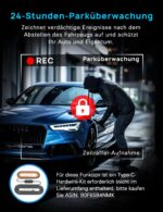 Navycrest Q7 Dashcam 4K+1080P Vorne Hinten – Dual Auto Kamera mit 5GHz WiFi & Parküberwachung – Bild 7