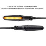 Simda Pro LED Laufblinker mit E4 Prüfzeichen – Sequentieller Blinker für Motorrad & Quad – Bild 2