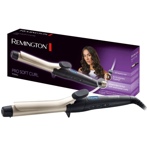 Remington Lockenstab Pro Soft Curl CI6325 – 25 mm Keramik-Turmalin für natürliche Locken