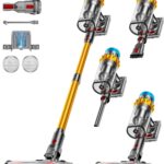 JRFYHFT Akku-Staubsauger 650W 50kPa – Kabelloses Reinigungssystem mit 70 Min Laufzeit
