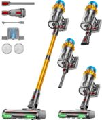 JRFYHFT Akku-Staubsauger 650W 50kPa – Kabelloses Reinigungssystem mit 70 Min Laufzeit