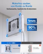 ECOVACS WINBOT Mini 2 Fensterputzroboter – Intelligente Fensterreinigung für schmale Fenster – Bild 4