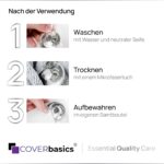 COVERbasics Silberhütchen Stillen – Schutz für empfindliche Brustwarzen im Wochenbett – Bild 8