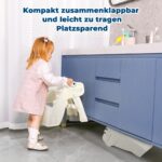 Growaystory Tritthocker Kinder 2 Stufen – Klappbar, rutschfest & sicher für Bad & Küche – Bild 10