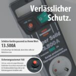 Brennenstuhl Super-Solid 8-Fach Steckdosenleiste mit Überspannungsschutz – 2,5m Kabel – Bild 6