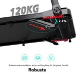 CITYSPORTS Klappbares Laufband bis 12 km/h – Elektrisches Walking Pad mit App & Tablet-Halter – Bild 7