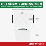 10er Set 5L Aufbewahrungsboxen mit Deckel – BPA-frei & lebensmittelecht von ATHLON TOOLS – Bild 2