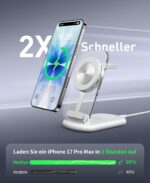 Mukiya 3-in-1 MagSafe Ladestation – iPhone, Apple Watch & AirPods gleichzeitig laden – Bild 2