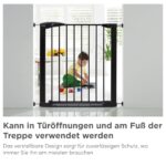 Munchkin Lindam Türgitter 76-82 cm – Druckbefestigung ohne Bohren für Babys & Haustiere – Bild 5