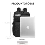 Wotony Militärischer Taktischer Rucksack 25L – Wasserdichter Assault Pack für Herren – Bild 6