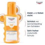 Eucerin Oil Control Body Sun Spray LSF 50+ – Transparenter Sonnenschutz für Sportler – Bild 3