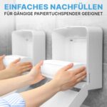 ARNOMED Papierhandtücher 4000er Pack – 2-lagig, ZZ-Falz, 25x23cm, Recycelt – Bild 5