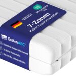 Betten-ABC KSP-500 Kaltschaummatratze 140x200 cm (H3) – 7-Zonen Matratze mit Oeko-TEX Zertifikat