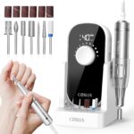 COSLUS E51 Elektrische Nagelfräser 40000 U/min – Professionelles 6-in-1 Maniküre Set