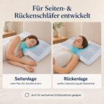 Hypuno Orthopädisches Nackenkissen mit Memory Foam – Ergonomisch für Seiten- & Rückenschläfer – Bild 5