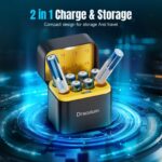 Dracutum AA Wiederaufladbare Lithium Akkus 8er Pack mit Type-C Ladegerät – 3600 mWh, 2000 Zyklen – Bild 6