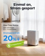 Kresico xWolei Luftentfeuchter 12L/24h – Energieeffizient & Ultra-leise für 25m² – Bild 4