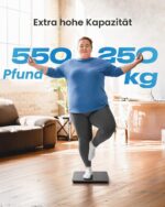 RENPHO Personenwaage Digital bis 250 kg – Körperwaage mit grosser Plattform & LED-Anzeige – Bild 3