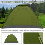 1-Personen Campingzelt HAOYAO – Leichtes Kuppelzelt mit Moskitoschutz & 3000 mm Wasserdicht – Bild 3