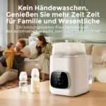 Momcozy KleanPal Pro Babyflaschenreiniger – 4er Kapazität, 19-Min Schnellzyklus, H13 HEPA-Sterilisator – Bild 9