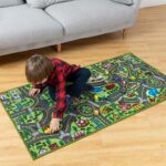 JOYIN Spielteppich 80x150 cm mit 12 Autos – Lernspielzeug für Kinder & Kleinkinder – Bild 8