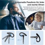 Boytond Bluetooth 6.1 In-Ear Headset mit CVC8.0 Noise Cancelling – 100h Akku für Business – Bild 5