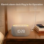 ANJANK Digitaler Radiowecker mit Bluetooth 5.0 – 4-in-1 Radio, Uhr, Nachtlicht für Schlafzimmer – Bild 8