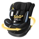 LETTAS I-Size 360° Kindersitz mit Isofix – Autositz 0-12 Jahre für sicheres Wachstum