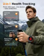 RUXINGX Smartwatch Herren mit EKG+HRV & AI-GPT – 1,53" Gesundheitsuhr mit 120+ Sportmodi – Bild 3