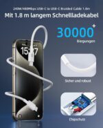 XUI 65W USB-C Schnellladegerät 3-Port mit GaN III – Universal für MacBook, iPhone & Samsung – Bild 5