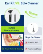 KAUGIC 2-in-1 Ohrpflege Set mit HD Ohrkamera & Spülgerät – Professionelle Reinigung für Zuhause – Bild 8