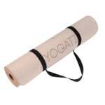 YOGATI Yogamatte 183x61cm mit Ausrichtungslinien – rutschfest & gelenkschonend mit Tragegurt – Bild 6