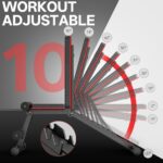 PASYOU Hantelbank Klappbar PA300 – 10in1 Multifunktions-Trainingsbank bis 230kg – Bild 2