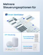 DREO Smart Deckenventilator 132 cm mit LED-Licht – 12 Geschwindigkeiten & Sprachsteuerung – Bild 6