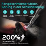 COSLUS C51 Kabelloser Nagelfräser – 35.000 U/min mit LED-Display & 25 Geschwindigkeitsstufen – Bild 3