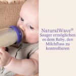 Lansinoh Glas Flaschenset 240 ml mit NaturalWave Sauger – 4 Premiumflaschen für Stillbabys – Bild 10