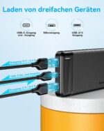 AsperX Power Bank 10000mAh 2er-Set – Externes Ladegerät mit USB-C für iPhone & iPad – Bild 4