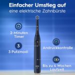 Oral-B iO Series 2 Elektrische Zahnbürste Blau – Sanfte Reinigung mit 3 Modi – Bild 4