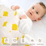 vamei Neugeborenen Geschenkset für Jungen & Mädchen – 10-teilig mit Strampler & Badetuch – Bild 5