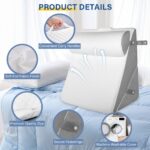 EzKamfort 3-in-1 Keilkissen mit Memory-Schaum – Orthopädisch verstellbar für Reflux & Schlafkomfort – Bild 4