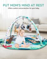 Lilian&Gema Spielbogen 4 in 1 mit 6 Spielzeugen – Faltbare Spielmatte ab Geburt bis 18 Monate – Bild 7