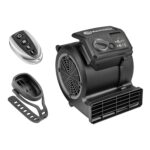 Vacmaster Standventilator AM1202R 124W – Bodenventilator mit Fernbedienung & 3 Geschwindigkeiten