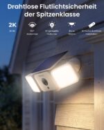 Reolink 2K Solar-Flutlichtkamera mit KI-Erkennung – Kabellose Aussenkamera mit 1000 lm & Farbnachtsicht – Bild 2